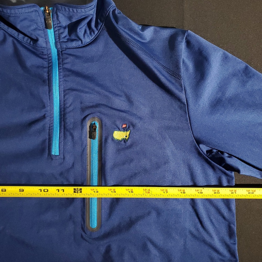 Masters Tech Quarter Zip Pullover Jacket Mens Sma… - image 8